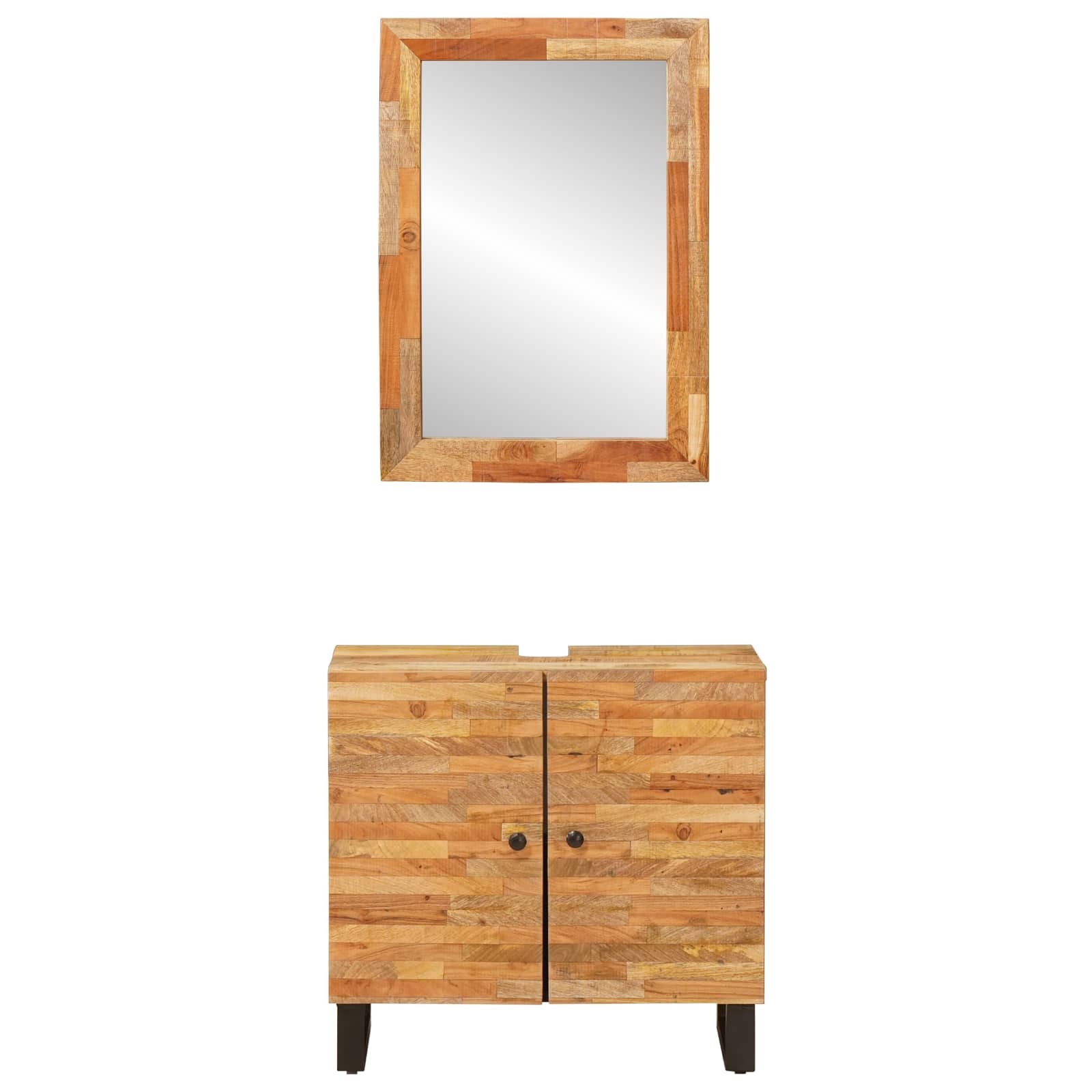 Koupelnové Sady 2 Ks Přírodní 62 X 33 X 68 Cm