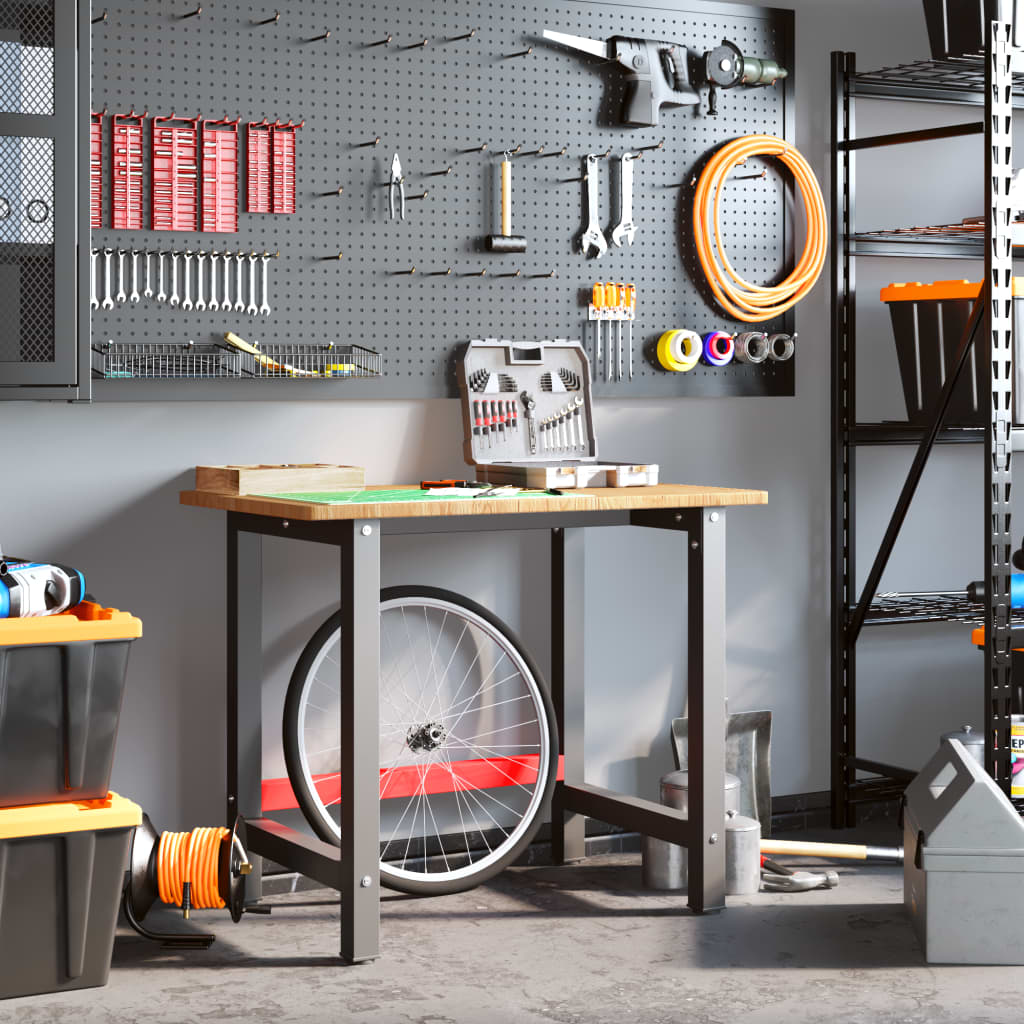 Pracovní Stůl Světle Hnědý 100 X 60 X 81,5 Cm Dub Obdélníkový