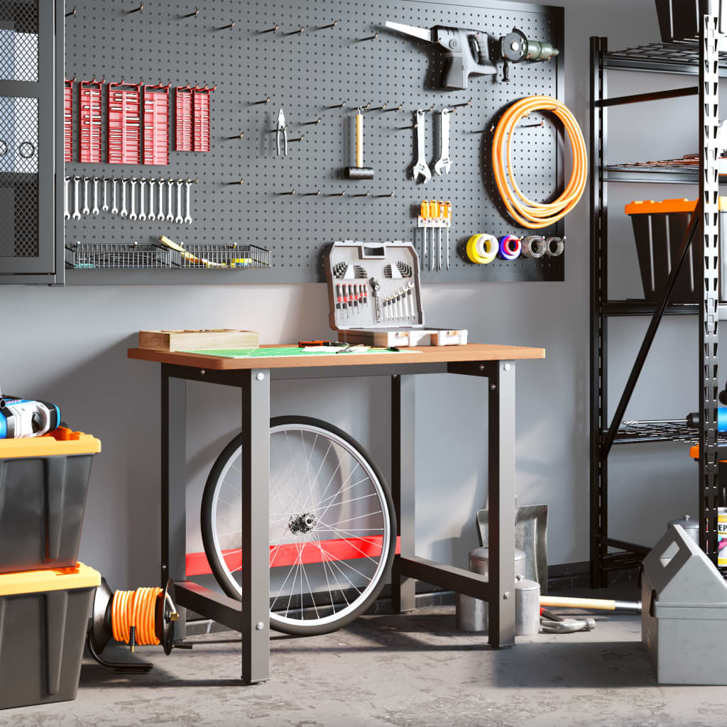 Pracovní Stůl 100X60X81,5 Cm Masivní Bukové Dřevo Obdélníkový