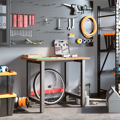 Pracovní Stůl 100X60X81,5 Cm Masivní Bukové Dřevo Obdélníkový