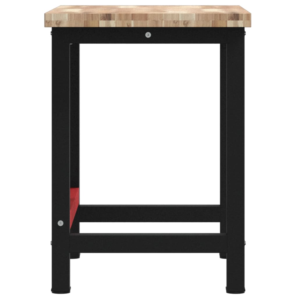 Pracovní Stůl Masivní Akáciové Dřevo Obdélníkový