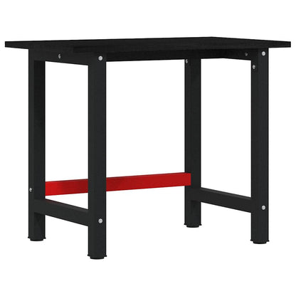 Pracovní Stůl Tmavě Hnědý 100 X 60 X 81,5 Cm Masivní Dub