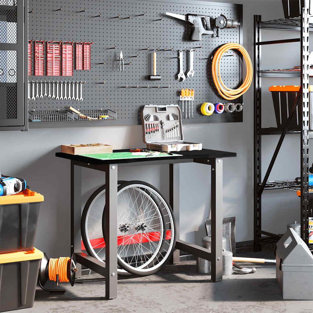 Pracovní Stůl Tmavě Hnědý 100 X 60 X 81,5 Cm Masivní Dub