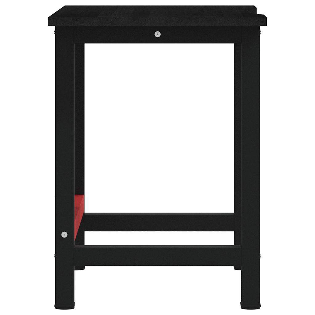 Pracovní Stůl Tmavě Hnědý 100 X 60 X 81,5 Cm Masivní Dub