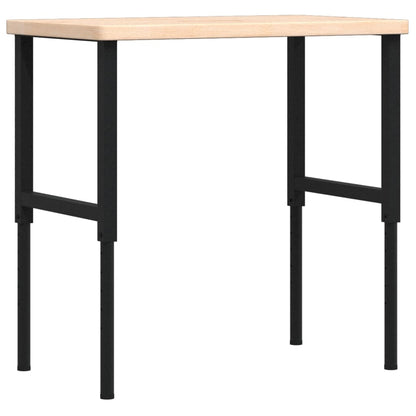 Pracovní Stůl 100 X 60 X (73–99,5) Cm Masivní Dub Obdélníkový