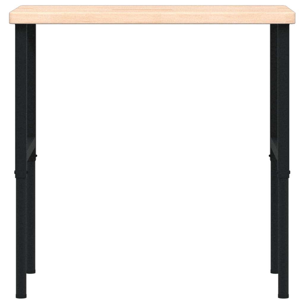 Pracovní Stůl 100 X 60 X (73–99,5) Cm Masivní Dub Obdélníkový