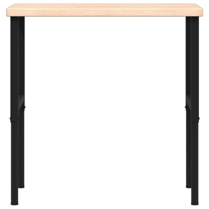 Pracovní Stůl 100 X 60 X (73–99,5) Cm Masivní Dub Obdélníkový