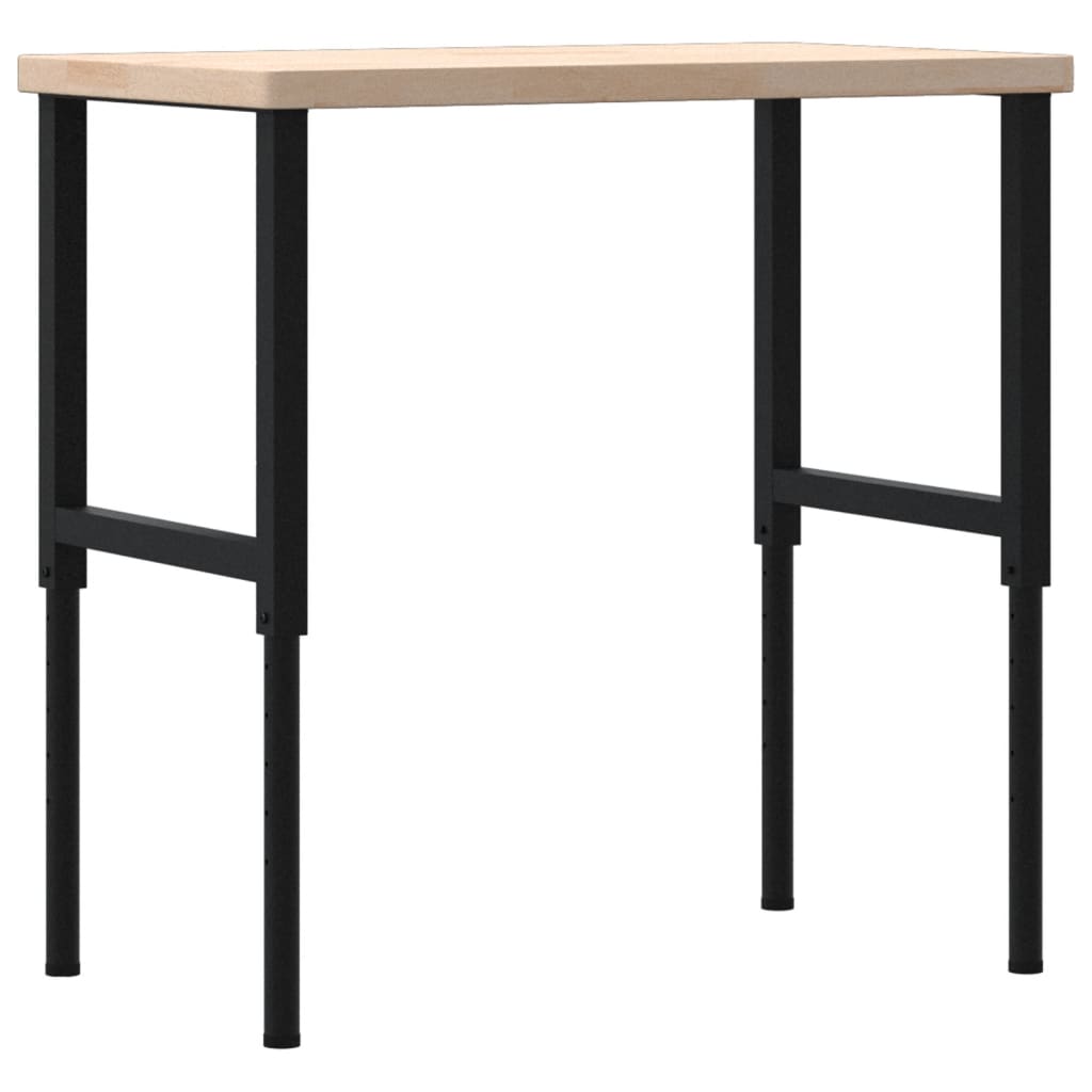 Pracovní Stůl 100 X 60 X (73–99,5) Cm Masivní Dub Obdélníkový
