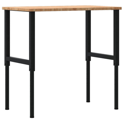 Pracovní Stůl Světle Hnědý 100X60X(71,5–98) Cm Dub Obdélníkový