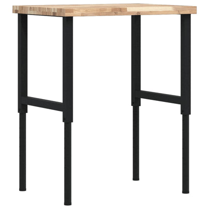 Pracovní Stůl 80 X 60 X (73–99,5) Cm Masivní Akácie Obdélníkový