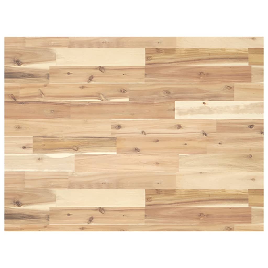 Pracovní Stůl 80 X 60 X (73–99,5) Cm Masivní Akácie Obdélníkový
