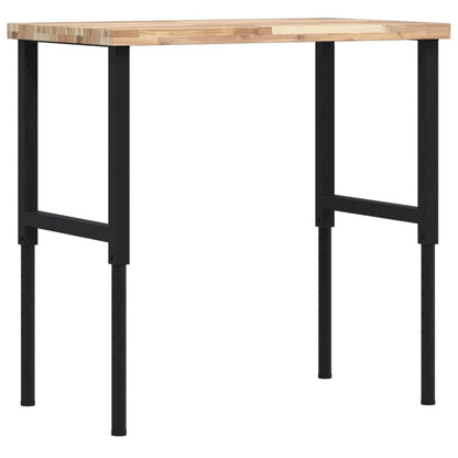 Pracovní Stůl 100X60X(73–99,5) Cm Masivní Akácie Obdélníkový