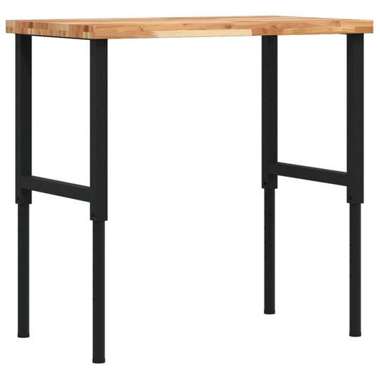 Pracovní Stůl 100X60X(73–99,5) Cm Masivní Akácie Obdélníkový