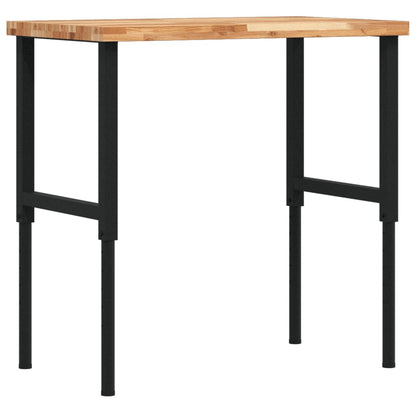 Pracovní Stůl 100X60X(73–99,5) Cm Masivní Akácie Obdélníkový