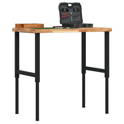 Pracovní Stůl 100X60X(73–99,5) Cm Masivní Akácie Obdélníkový