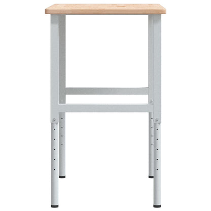 Pracovní Stůl 100 X 60 X (71,5–98) Cm Masivní Dub Obdélníkový