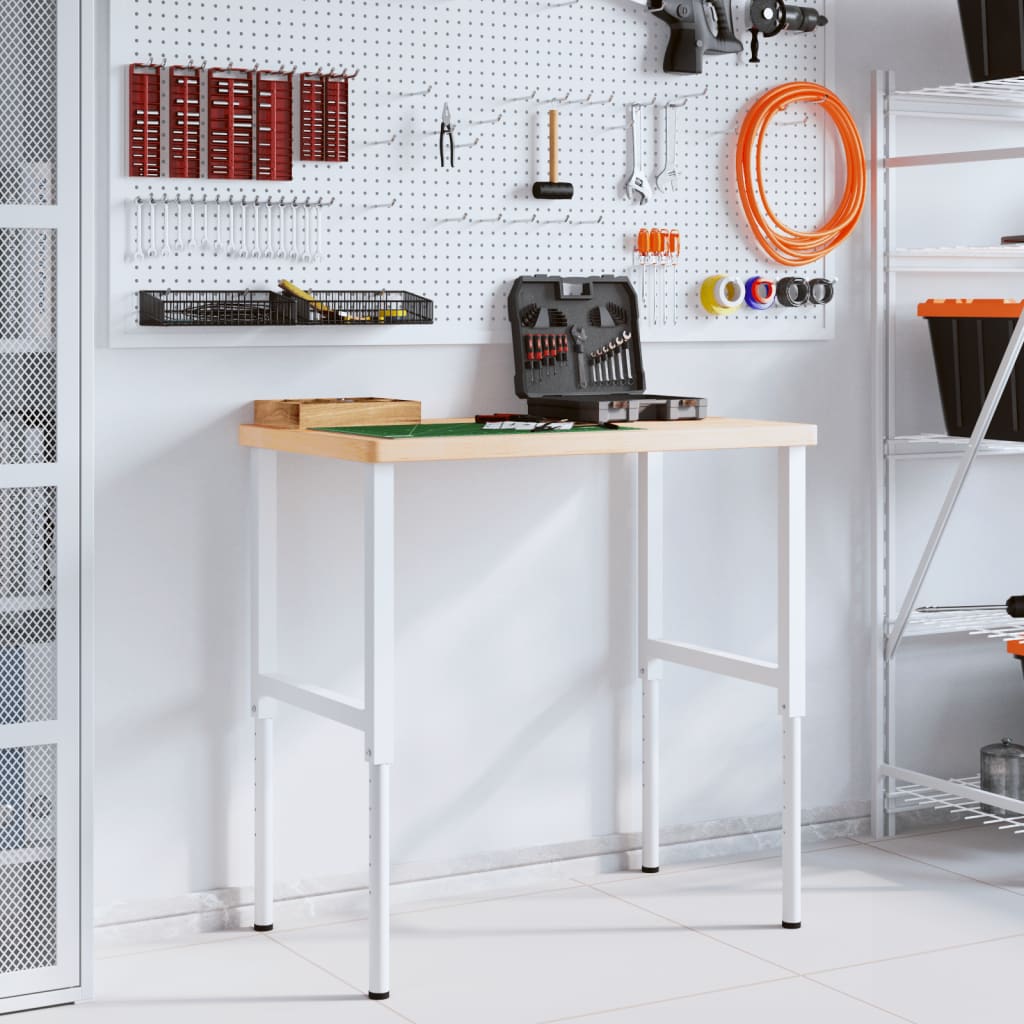 Pracovní Stůl 100 X 60 X (73–99,5) Cm Masivní Dub Obdélníkový