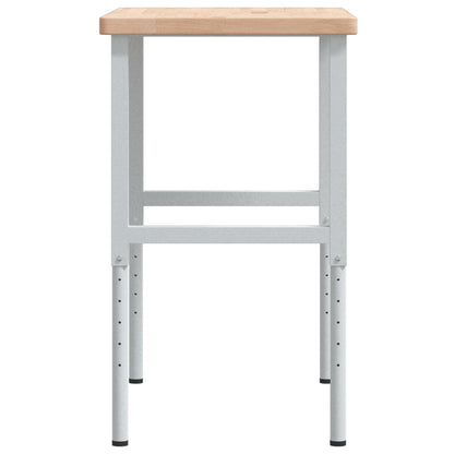 Pracovní Stůl 100 X 60 X (73–99,5) Cm Masivní Dub Obdélníkový