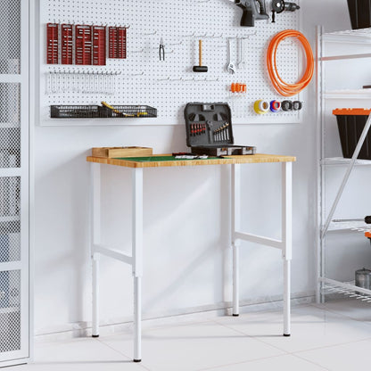 Pracovní Stůl Světle Hnědý 100X60X(71,5–98) Cm Dub Obdélníkový