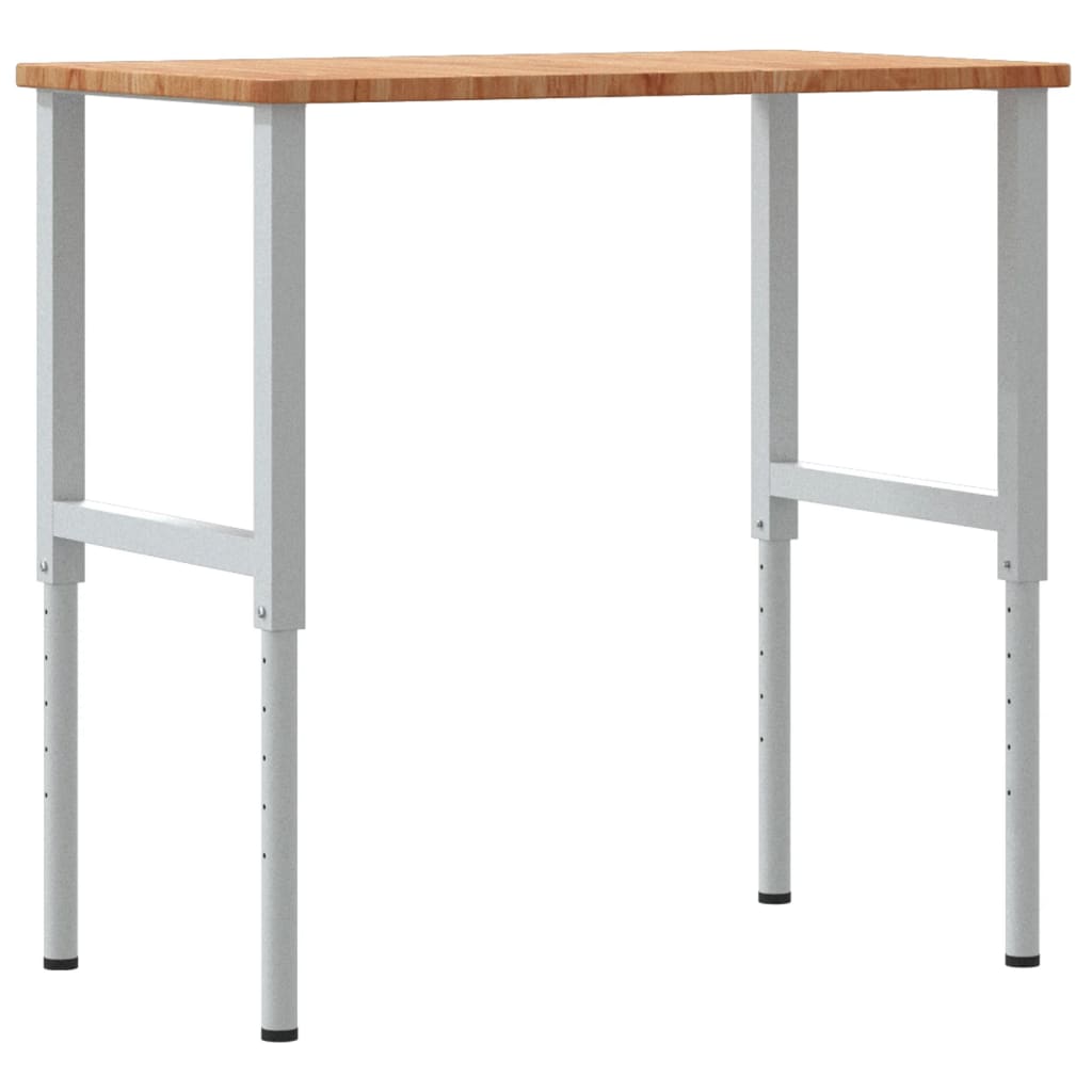 Pracovní Stůl Světle Hnědý 100X60X(71,5–98) Cm Dub Obdélníkový