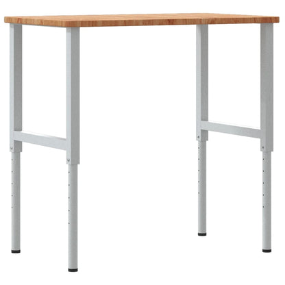 Pracovní Stůl Světle Hnědý 100X60X(71,5–98) Cm Dub Obdélníkový