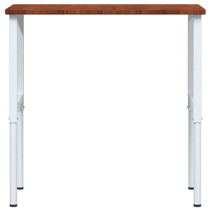 Pracovní Stůl Tmavě Hnědý 100X60X(71,5–98) Cm Dub Obdélníkový