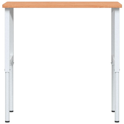 Pracovní Stůl 100 X 60 X (71,5–98) Cm Masivní Buk Obdélníkový