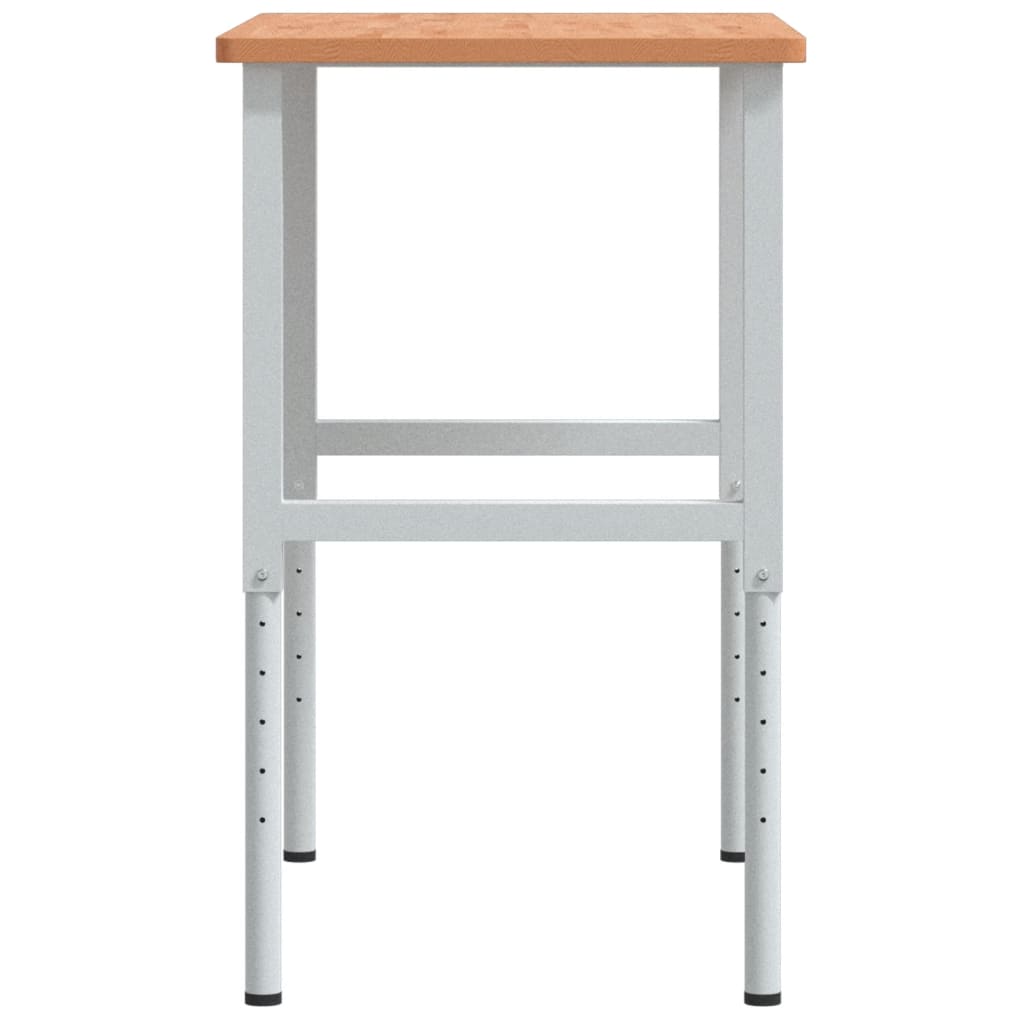 Pracovní Stůl 100 X 60 X (71,5–98) Cm Masivní Buk Obdélníkový