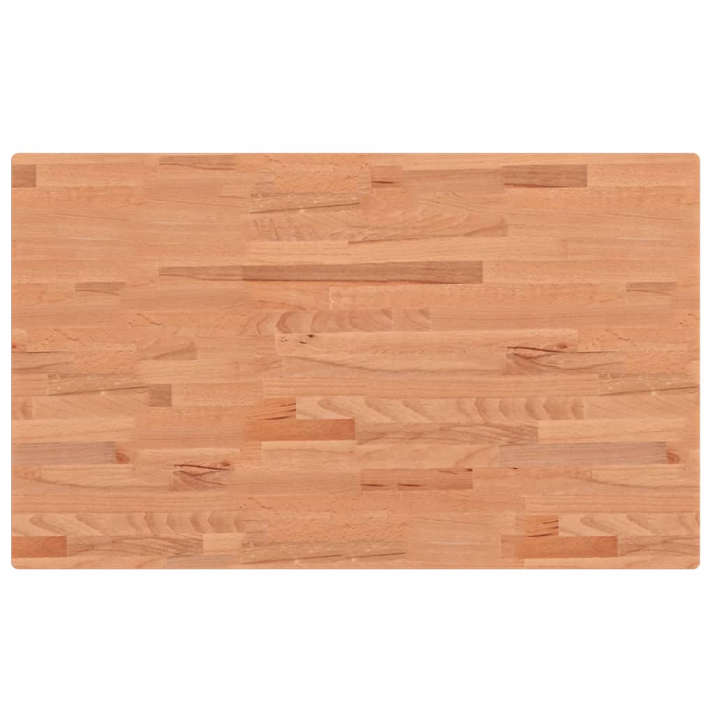 Pracovní Stůl 100 X 60 X (71,5–98) Cm Masivní Buk Obdélníkový
