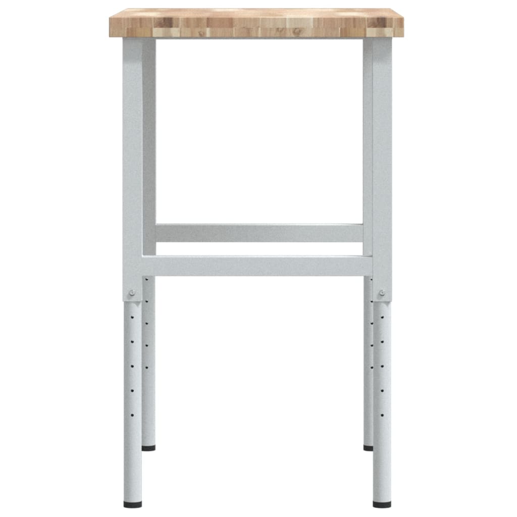 Pracovní Stůl 80 X 60 X (73–99,5) Cm Masivní Akácie Obdélníkový