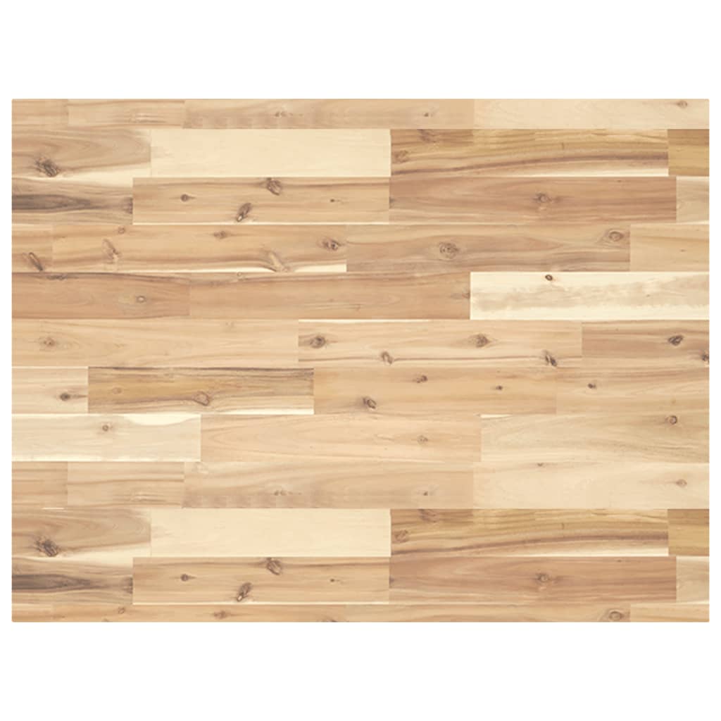 Pracovní Stůl 80 X 60 X (73–99,5) Cm Masivní Akácie Obdélníkový