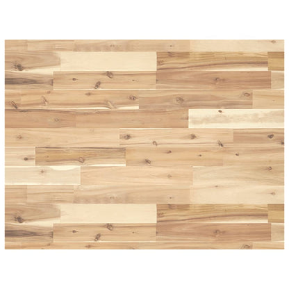 Pracovní Stůl 80 X 60 X (73–99,5) Cm Masivní Akácie Obdélníkový