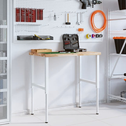 Pracovní Stůl 100X60X(73–99,5) Cm Masivní Akácie Obdélníkový