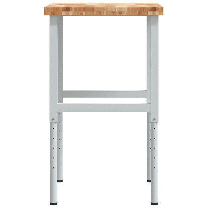 Pracovní Stůl 80 X 60 X (73–99,5) Cm Masivní Akácie Obdélníkový