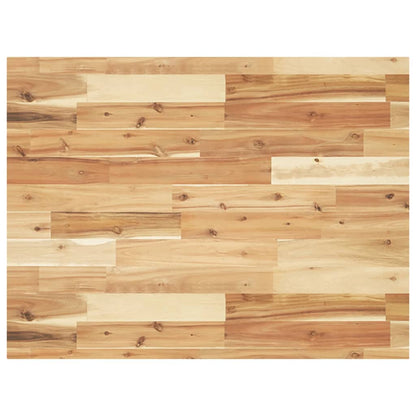 Pracovní Stůl 80 X 60 X (73–99,5) Cm Masivní Akácie Obdélníkový
