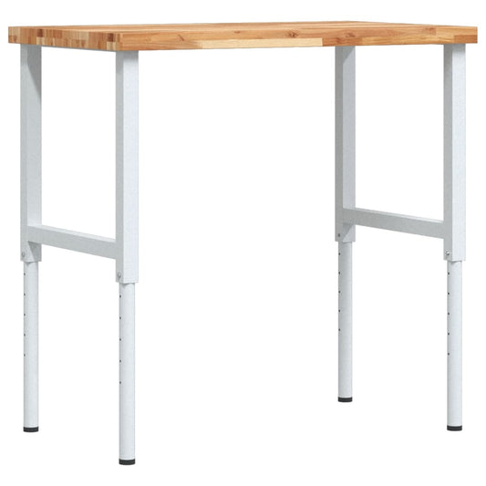 Pracovní Stůl 100X60X(73–99,5) Cm Masivní Akácie Obdélníkový