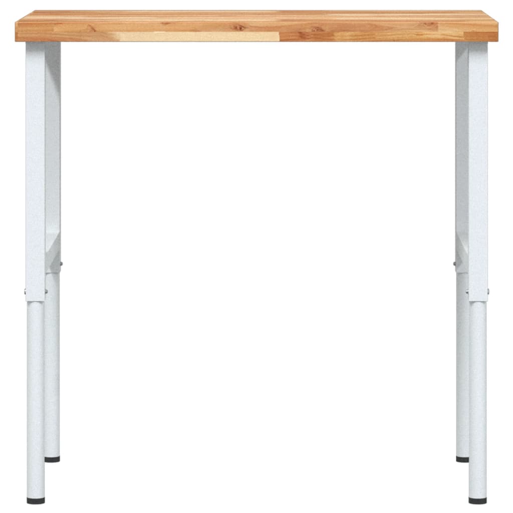 Pracovní Stůl 100X60X(73–99,5) Cm Masivní Akácie Obdélníkový