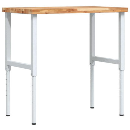 Pracovní Stůl 100X60X(73–99,5) Cm Masivní Akácie Obdélníkový