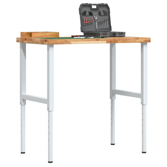 Pracovní Stůl 100X60X(73–99,5) Cm Masivní Akácie Obdélníkový