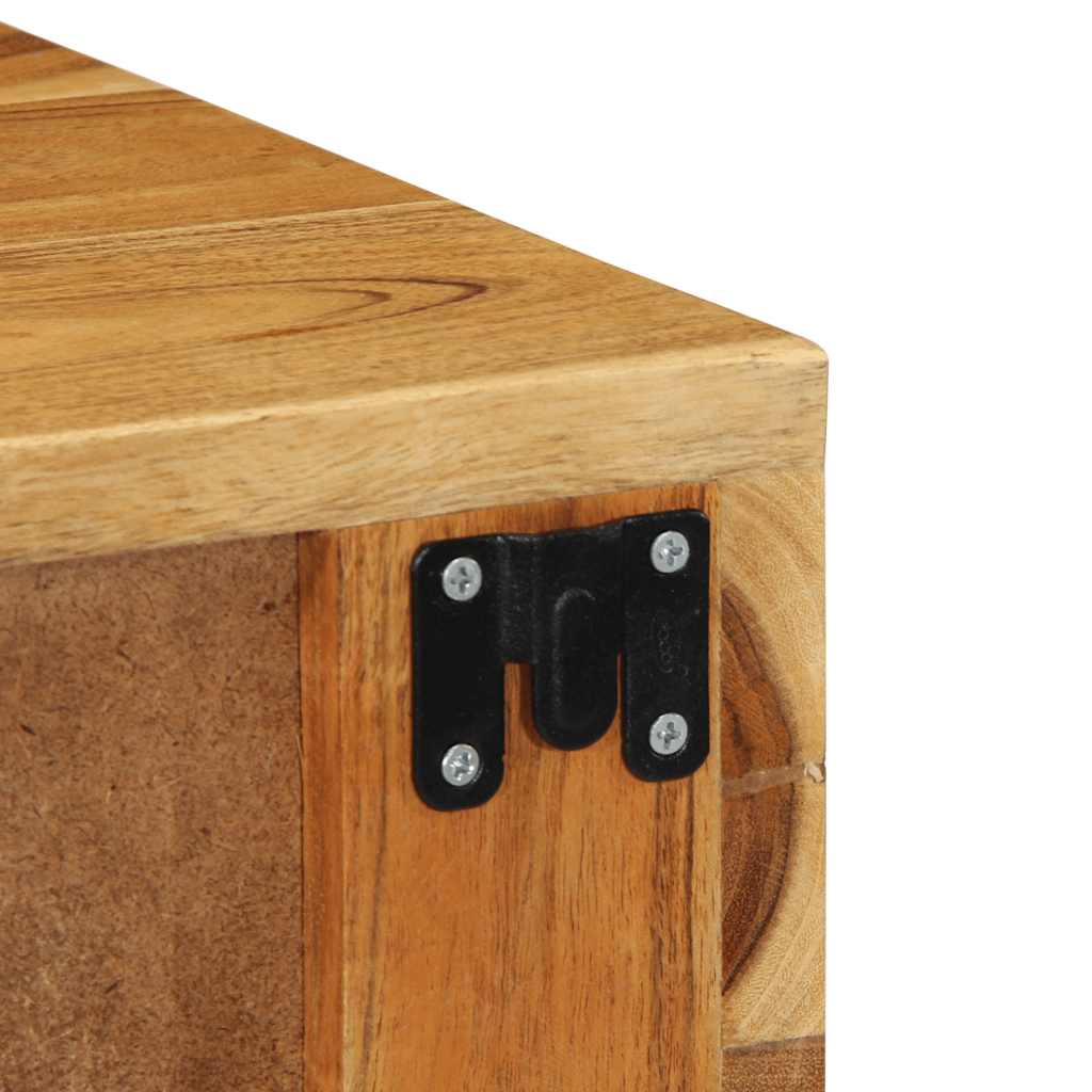 Nástěnné Noční Stolky 2 Ks Masivní Akáciové Dřevo
