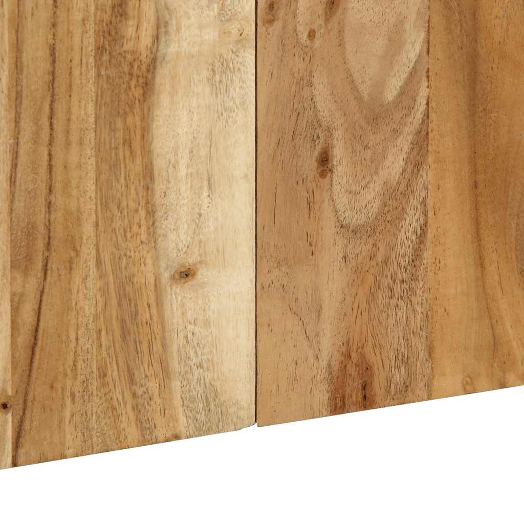 Čelo Postele 120 Cm Masivní Dřevo Akácie