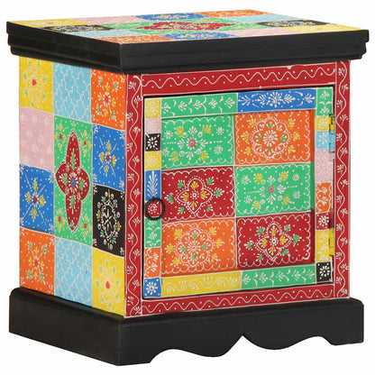 Noční Skříňka Multicolour 40X35X45 Cm Masivní Dřevo Mango