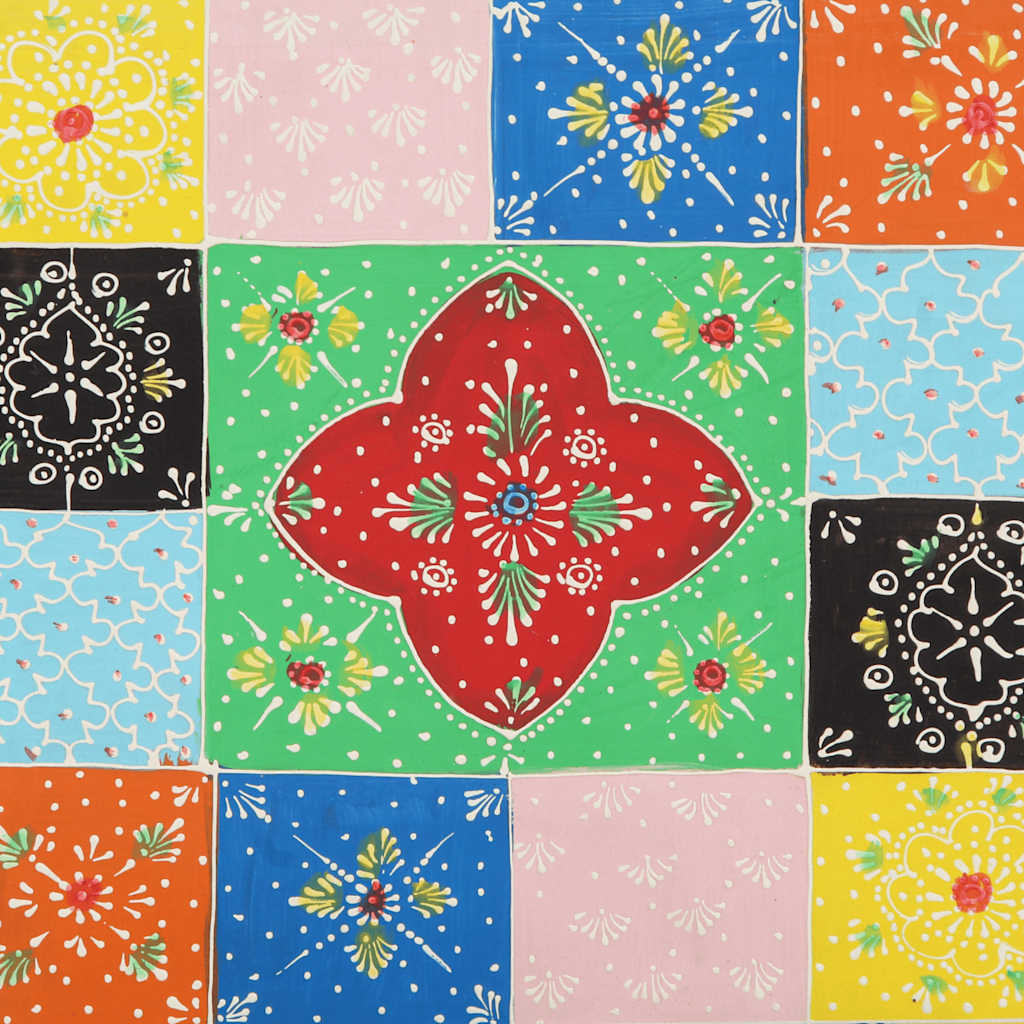 Noční Skříňka Multicolour 40X35X45 Cm Masivní Dřevo Mango