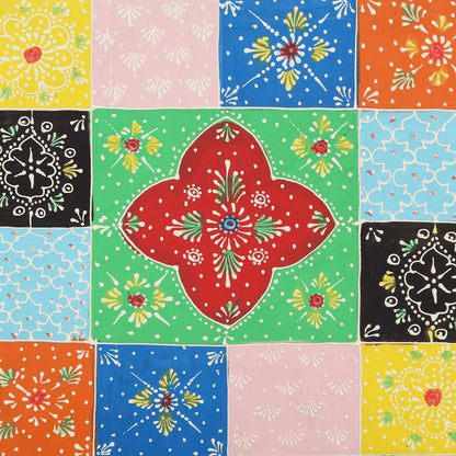 Noční Skříňka Multicolour 40X35X45 Cm Masivní Dřevo Mango