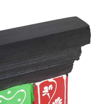Věšák Na Kabáty Černá 80 X 25 X 2 Cm Masivní Mangové Dřevo