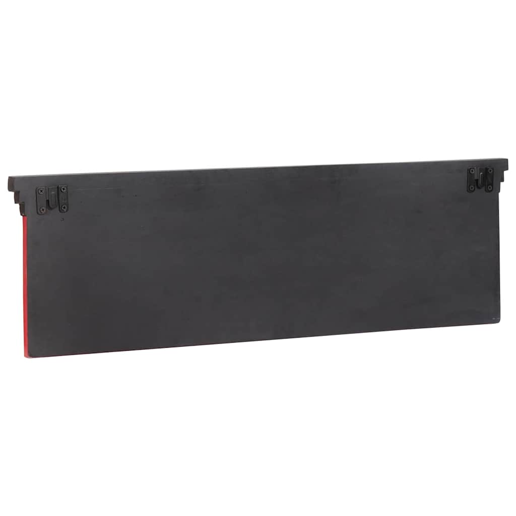 Věšák Na Kabáty Černá 80 X 25 X 2 Cm Masivní Mangové Dřevo