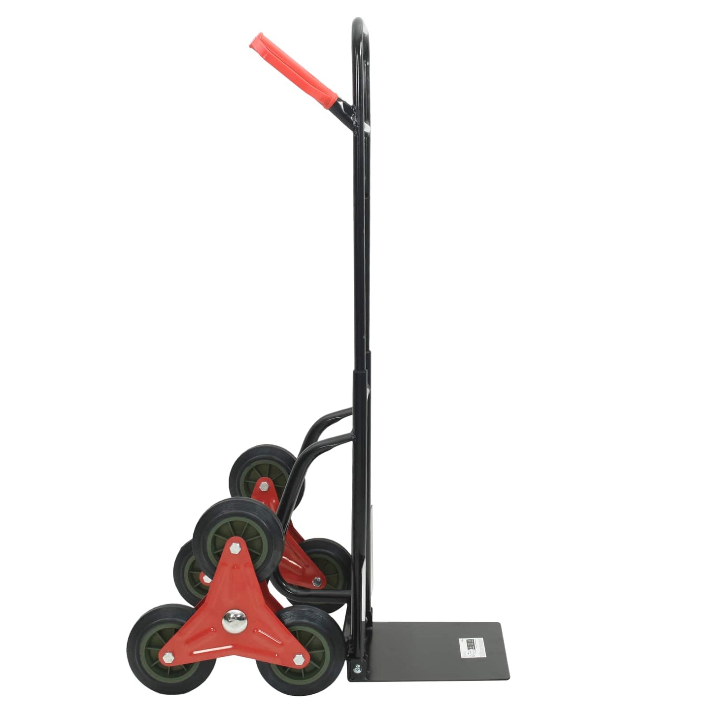 Ruční Vozík Černá A Červená 64,5 X 49,5 X 114 Cm Ocel