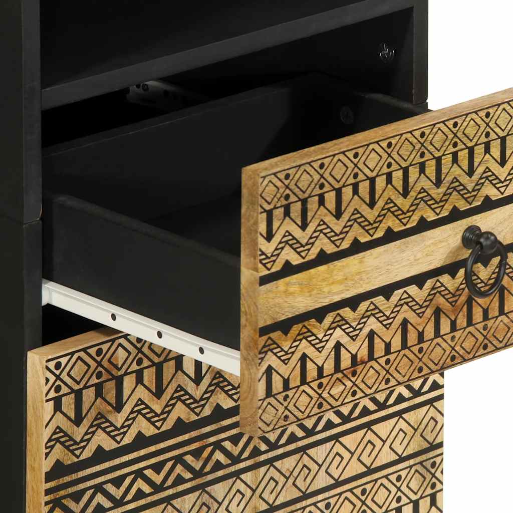 3Dílná Koupelnová Sestava Masivní Mangovníkové Dřevo