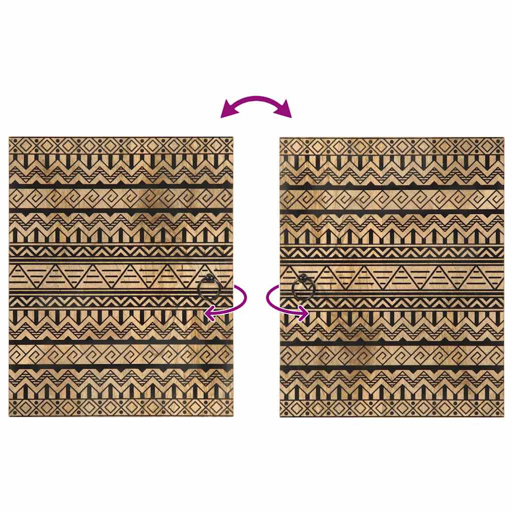 3Dílná Koupelnová Sestava Masivní Mangovníkové Dřevo