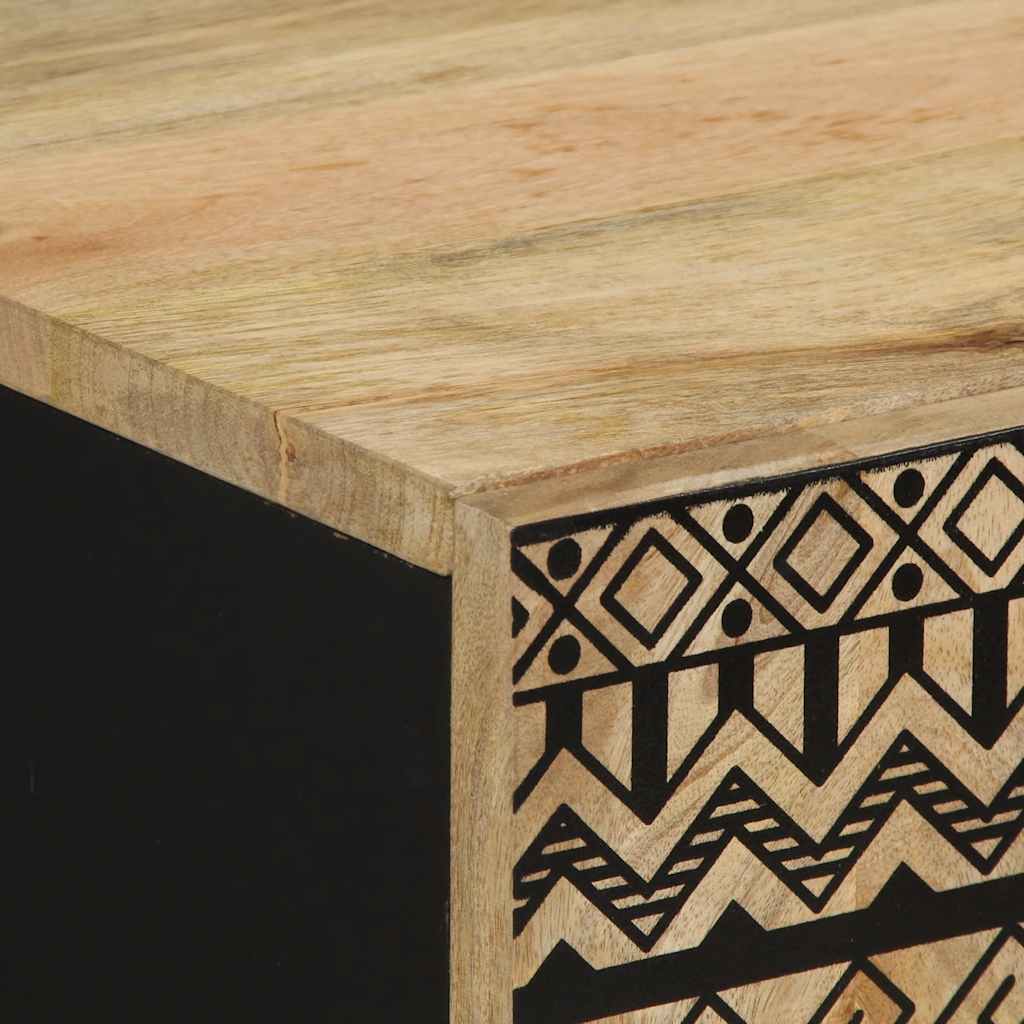 4Dílná Koupelnová Sestava Masivní Mangovníkové Dřevo